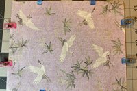 MINI Altar Cloth - Birds Traveling Altar Cloth, Portable Altar Cloth, Small Spaces Altar, Home Office Altar