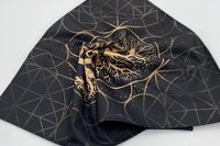Triquetra Tree Altar Cloth, Tarot Cloth, Altar Decor, Double Sided Altar Cloth, Wall Hanging, Dice Mat, Centerpiece