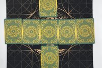 Triquetra Tree Altar Cloth, Tarot Cloth, Altar Decor, Double Sided Altar Cloth, Wall Hanging, Dice Mat, Centerpiece