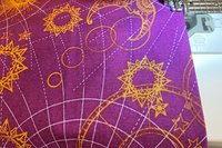 Rectangle Star Moon Grids Altar Cloth, Tarot Cloth, Altar Decor, Double Sided Altar Cloth, Wall Hanging, Dice Mat, Centerpiece
