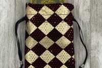 Diamond Sparkle Tarot Bag/ Custom Tarot Pouch/ Keepsake Bag / Drawstring Bag / Oracle Bag / Crystal Bag / Tarot Pouch / Cosmetic Bag