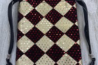 Diamond Sparkle Tarot Bag/ Custom Tarot Pouch/ Keepsake Bag / Drawstring Bag / Oracle Bag / Crystal Bag / Tarot Pouch / Cosmetic Bag