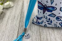 Moth Triple Moon Tarot Bag/ Custom Tarot Pouch/ Keepsake Bag / Drawstring Bag / Oracle Bag / Crystal Bag / Tarot Pouch / Cosmetic Bag