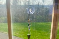 Triangle Car Charm / Suncatcher, Widow Suncatcher, Mirror Accessory