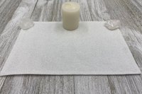 MINI Altar Cloth - White Glitter, Traveling Altar Cloth, Portable Altar Cloth, Small Spaces Altar, Home Office Altar