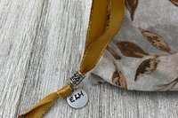 Leaves Tarot Bag/ Custom Tarot Bag / Keepsake Bag / Drawstring Bag / Oracle Bag / Jewelry Bag / Crystal Bag / Gift Bag / Tarot Pouch
