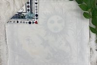 Sun Moon Altar Cloth, Tarot Cloth, Altar Decor, Double Sided Altar Cloth, Wall Hanging, Dice Mat, Centerpiece