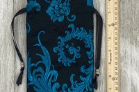 Feather Tarot Bag/ Custom Tarot Pouch/ Keepsake Bag / Drawstring Bag / Oracle Bag / Crystal Bag / Tarot Pouch / Cosmetic Bag