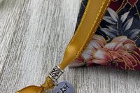 Floral Web Tarot Bag/ Custom Tarot Pouch/ Keepsake Bag / Drawstring Bag / Oracle Bag / Crystal Bag / Tarot Pouch / Cosmetic Bag