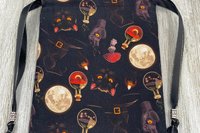 Witchy Cat Tarot Bag/ Custom Tarot Pouch/ Keepsake Bag / Drawstring Bag / Oracle Bag / Crystal Bag / Tarot Pouch / Cosmetic Bag