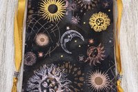 Sun Moon Tarot Bag/ Custom Tarot Pouch/ Keepsake Bag / Drawstring Bag / Oracle Bag / Crystal Bag / Tarot Pouch / Cosmetic Bag