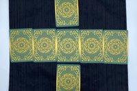 Natural Silk Black Altar Cloth, Tarot Cloth, Altar Decor, Double Sided Altar Cloth, Wall Hanging, Dice Mat, Centerpiece