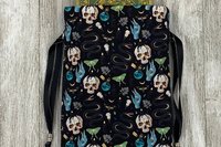 Snakes Tarot Bag/ Custom Tarot Pouch/ Keepsake Bag / Drawstring Bag / Oracle Bag / Crystal Bag / Tarot Pouch / Cosmetic Bag