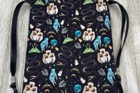 Snakes Tarot Bag/ Custom Tarot Pouch/ Keepsake Bag / Drawstring Bag / Oracle Bag / Crystal Bag / Tarot Pouch / Cosmetic Bag