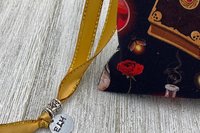 Witchy Rose Tarot Bag/ Custom Tarot Pouch/ Keepsake Bag / Drawstring Bag / Oracle Bag / Crystal Bag / Tarot Pouch / Cosmetic Bag