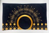 Minimalist Sun Altar Cloth, Tarot Cloth, Altar Decor, Double Sided Altar Cloth, Wall Hanging, Dice Mat, Centerpiece
