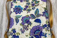 Floral Tarot Bag/ Custom Tarot Bag/ Keepsake Bag / Drawstring Bag / Oracle Bag / Jewelry Bag / Crystal Bag / Gift Bag / Tarot Pouch