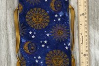 Sun Tarot Bag/ Custom Tarot Pouch/ Keepsake Bag / Drawstring Bag / Oracle Bag / Crystal Bag / Tarot Pouch / Cosmetic Bag