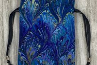 Swirls Tarot Bag/ Custom Tarot Pouch/ Keepsake Bag / Drawstring Bag / Oracle Bag / Crystal Bag / Tarot Pouch / Cosmetic Bag