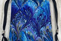 Swirls Tarot Bag/ Custom Tarot Pouch/ Keepsake Bag / Drawstring Bag / Oracle Bag / Crystal Bag / Tarot Pouch / Cosmetic Bag