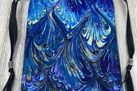 Swirls Tarot Bag/ Custom Tarot Pouch/ Keepsake Bag / Drawstring Bag / Oracle Bag / Crystal Bag / Tarot Pouch / Cosmetic Bag