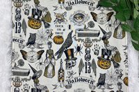 Halloween Altar Cloth, Tarot Cloth, Altar Decor, Double Sided Altar Cloth, Wall Hanging, Dice Mat, Centerpiece