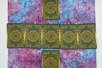 Tribal Altar Cloth, Tarot Cloth, Altar Decor, Double Sided Altar Cloth, Wall Hanging, Dice Mat, Centerpiece