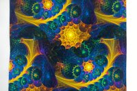 Spirals Altar Cloth, Tarot Cloth, Altar Decor, Double Sided Altar Cloth, Wall Hanging, Dice Mat, Centerpiece