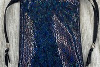 Holographic Tarot Bag/ Custom Tarot Pouch/ Keepsake Bag / Drawstring Bag / Oracle Bag / Crystal Bag / Tarot Pouch / Cosmetic Bag
