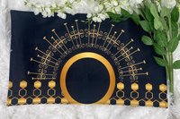 Minimalist Sun Altar Cloth, Tarot Cloth, Altar Decor, Double Sided Altar Cloth, Wall Hanging, Dice Mat, Centerpiece