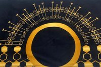 Minimalist Sun Altar Cloth, Tarot Cloth, Altar Decor, Double Sided Altar Cloth, Wall Hanging, Dice Mat, Centerpiece