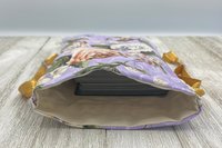 Floral Tarot Bag/ Custom Tarot Bag/ Keepsake Bag / Drawstring Bag / Oracle Bag / Jewelry Bag / Crystal Bag / Gift Bag / Tarot Pouch