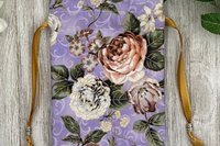 Floral Tarot Bag/ Custom Tarot Bag/ Keepsake Bag / Drawstring Bag / Oracle Bag / Jewelry Bag / Crystal Bag / Gift Bag / Tarot Pouch