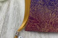 Ombre Floral Tarot Bag/ Custom Tarot Bag/ Keepsake Bag / Drawstring Bag / Oracle Bag / Jewelry Bag / Crystal Bag / Gift Bag / Tarot Pouch