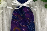 Constellations Tarot Bag/ Custom Tarot Pouch/ Keepsake Bag / Drawstring Bag / Oracle Bag / Crystal Bag / Tarot Pouch / Cosmetic Bag
