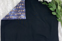 Moon Phase Altar Cloth, Tarot Cloth, Altar Decor, Double Sided Altar Cloth, Wall Hanging, Dice Mat, Centerpiece