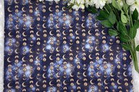 Moon Phase Altar Cloth, Tarot Cloth, Altar Decor, Double Sided Altar Cloth, Wall Hanging, Dice Mat, Centerpiece