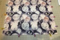 Moons Altar Cloth, Tarot Cloth, Altar Decor, Double Sided Altar Cloth, Wall Hanging, Dice Mat, Centerpiece