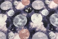 Moons Altar Cloth, Tarot Cloth, Altar Decor, Double Sided Altar Cloth, Wall Hanging, Dice Mat, Centerpiece