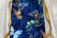 Butterfly Tarot Bag/ Custom Tarot Pouch/ Keepsake Bag / Drawstring Bag / Oracle Bag / Crystal Bag / Tarot Pouch / Cosmetic Bag