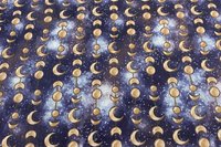 Moon Phase Altar Cloth, Tarot Cloth, Altar Decor, Double Sided Altar Cloth, Wall Hanging, Dice Mat, Centerpiece