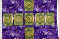 Constellations Altar Cloth, Tarot Cloth, Altar Decor, Double Sided Altar Cloth, Wall Hanging, Dice Mat, Centerpiece