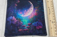 MINI Altar Cloth - Moon Garden, Traveling Altar Cloth, Portable Altar Cloth, Small Spaces Altar, Home Office Altar