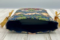 William Morris Tarot Bag/ Custom Tarot Bag/ Keepsake Bag / Drawstring Bag / Oracle Bag / Jewelry Bag / Crystal Bag / Gift Bag / Tarot Pouch