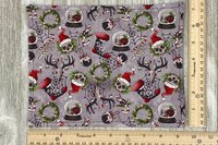 MINI Altar Cloth - Creepy Christmas, Traveling Altar Cloth, Portable Altar Cloth, Small Spaces Altar, Home Office Altar