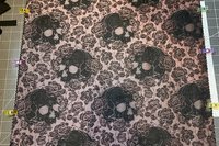 Skulls Altar Cloth, Tarot Cloth, Altar Decor, Double Sided Altar Cloth, Wall Hanging, Dice Mat, Centerpiece