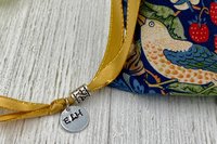 William Morris Tarot Bag/ Custom Tarot Bag/ Keepsake Bag / Drawstring Bag / Oracle Bag / Jewelry Bag / Crystal Bag / Gift Bag / Tarot Pouch