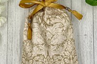 William Morris Tarot Bag/ Custom Tarot Bag/ Keepsake Bag / Drawstring Bag / Oracle Bag / Jewelry Bag / Crystal Bag / Gift Bag / Tarot Pouch