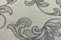 Natural Flax Linen Embroidered Altar Cloth, Tarot Cloth, Altar Decor, Double Sided Altar Cloth, Wall Hanging, Dice Mat, Centerpiece