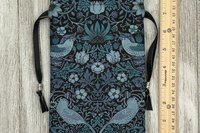 William Morris Tarot Bag/ Custom Tarot Bag/ Keepsake Bag / Drawstring Bag / Oracle Bag / Jewelry Bag / Crystal Bag / Gift Bag / Tarot Pouch
